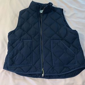 Navy J Crew Vest